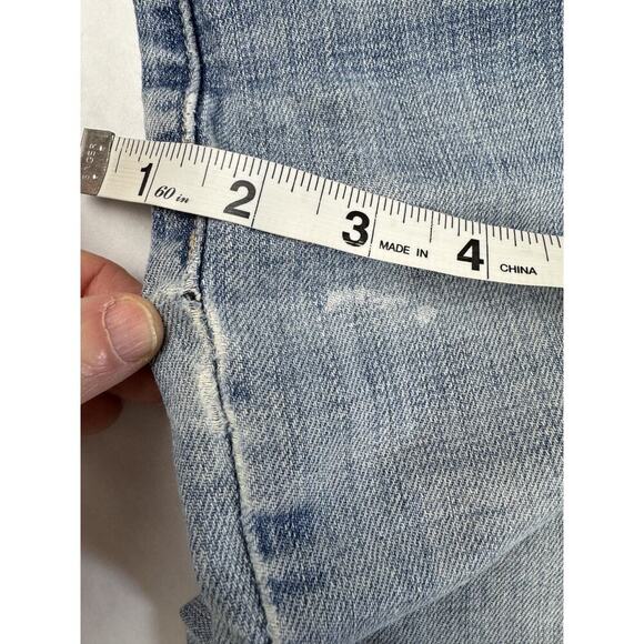Levi's 512 Perfectly Slimming Bootcut Jeans Light Western Grunge Women's 6 Short - Picture 7 of 14
